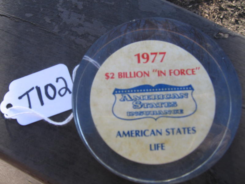 American States Insurance Paperweight. Issued in