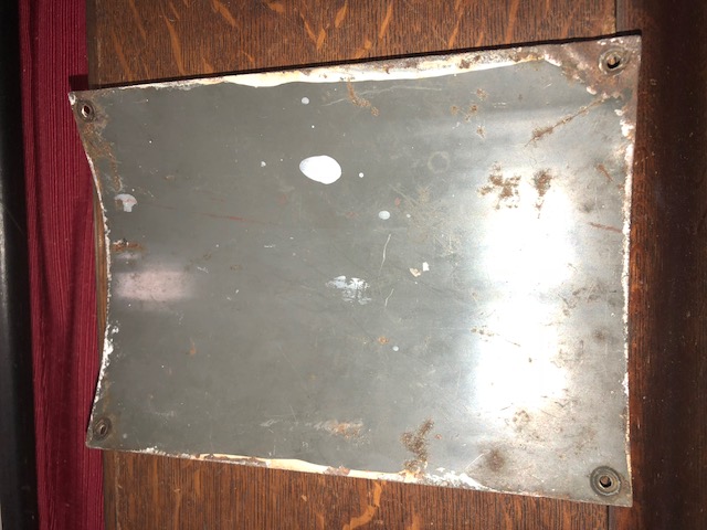 Back of Fire Alarm Box Reward Sign from Detroit.