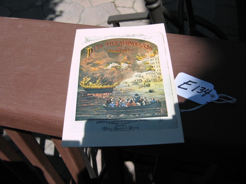 Postcard. From Chicago Historical Society. Showi