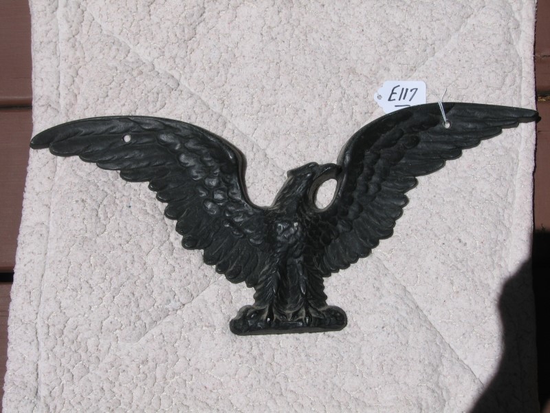 Eagle Plaque. Metal Material with Black Front. 1