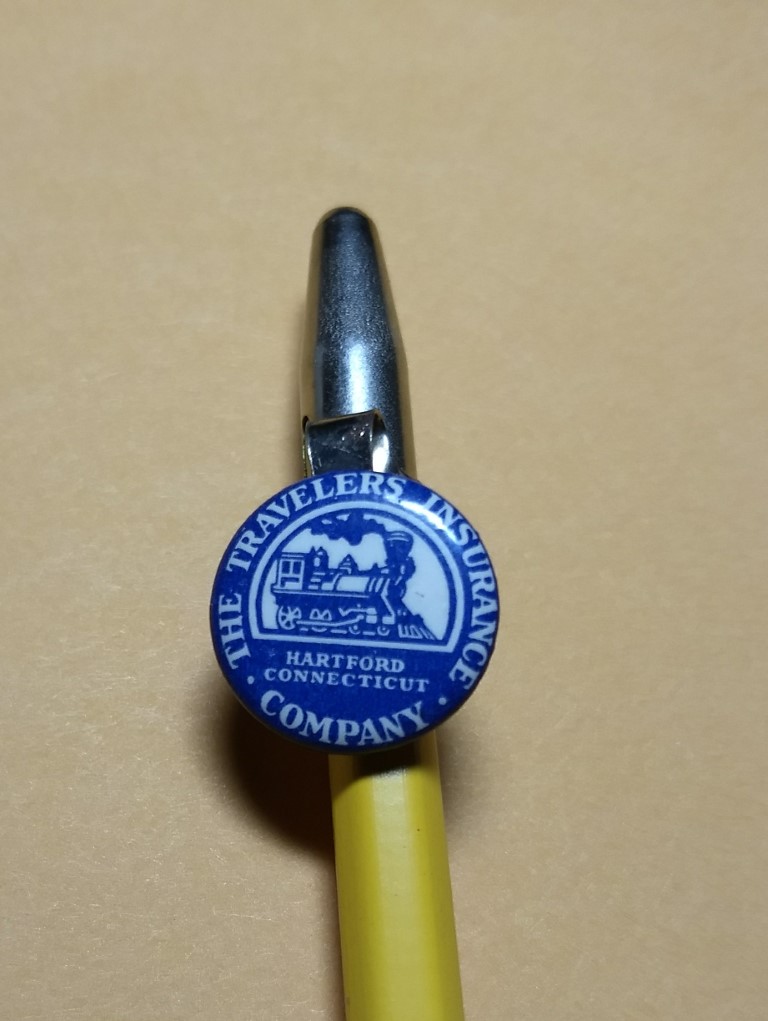 Celluloid Travelers Pencil Cap/ Clip