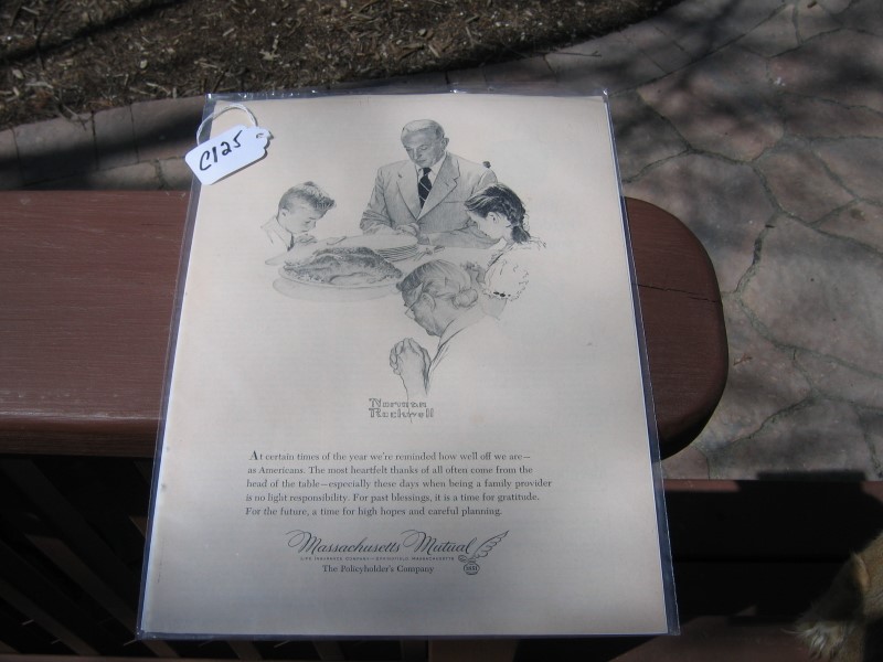 Paper Advertising for Massachusetts Mutual from 19