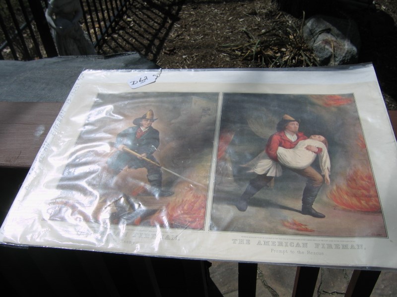 Unframed Reprint of Currier and Ives Lithograph.