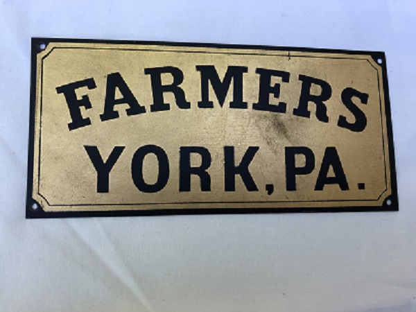 Farmers Fire Insurance Company. York, Pennsylvania