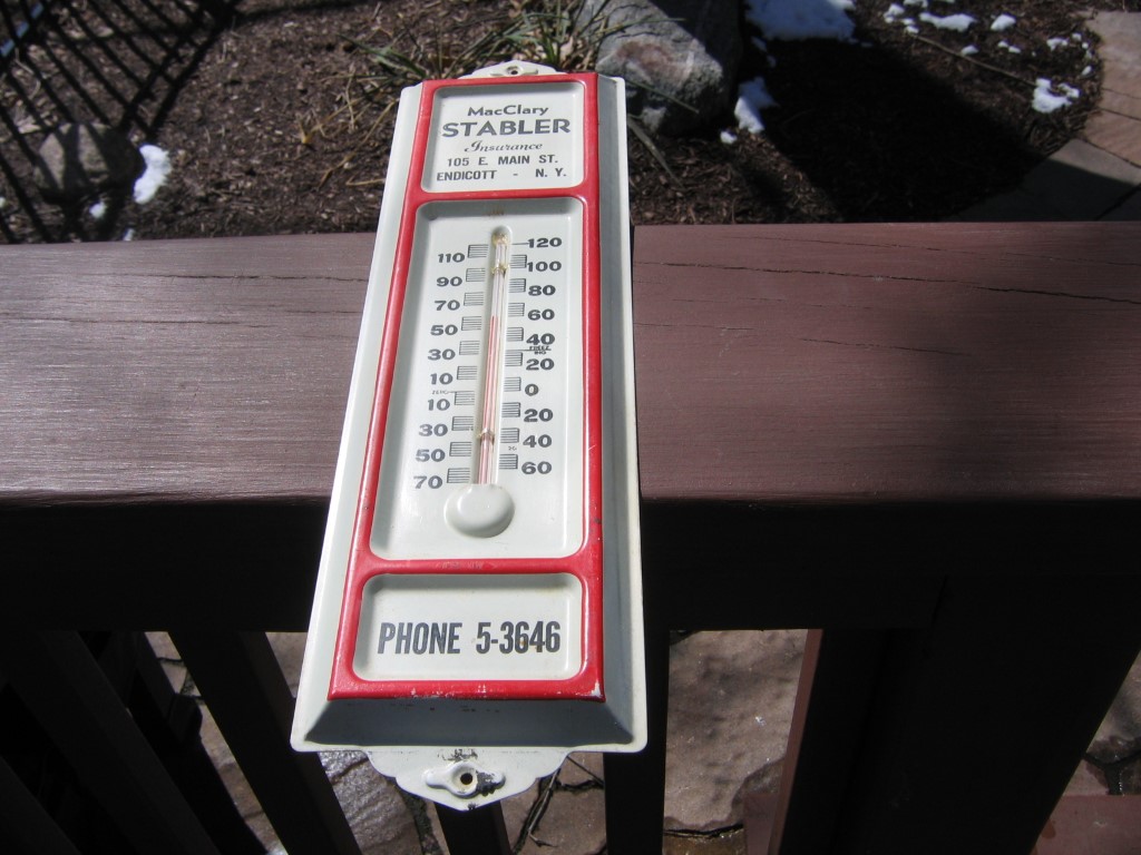 MacClary Stabler Insurance. Advertising Thermomet