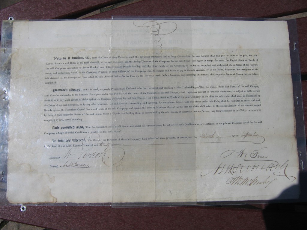 Reverse side of British Policy from 1827- to 1828.