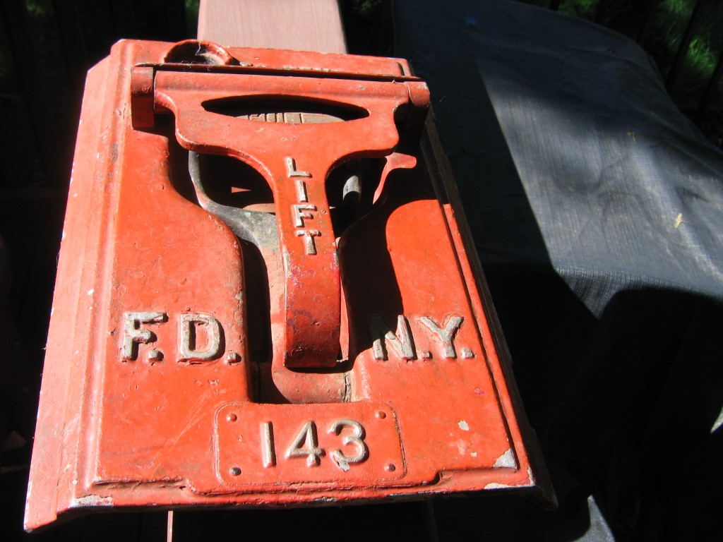 Fire Alarm Pull Box FRONT. Only the Front. F.D.