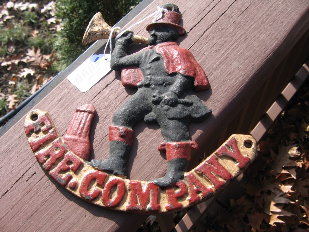 Reproduction Fire Mark of B191 - Associated Fireme