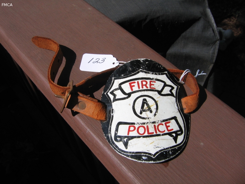 Fire and Police Badge