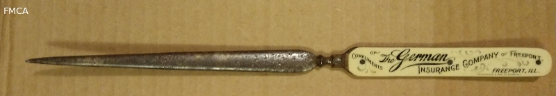 German Ins. Letter Opener