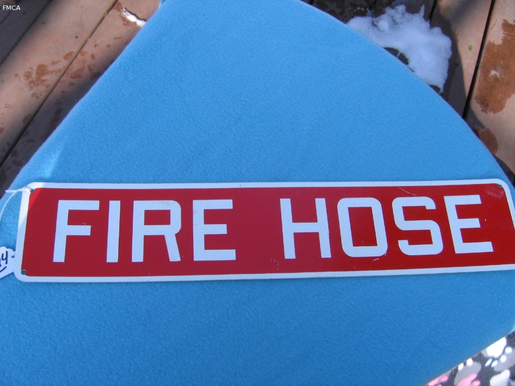 Fire Hose Sign