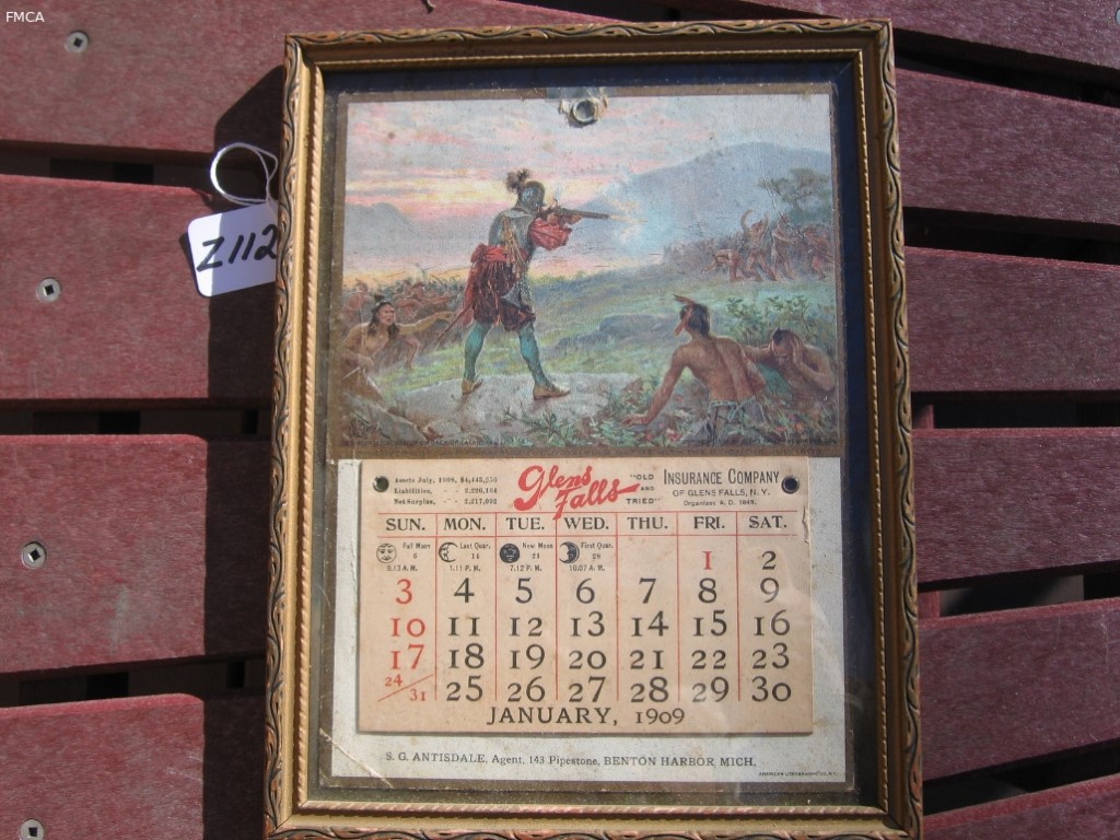 Glens Falls Ins 1909 Calendar