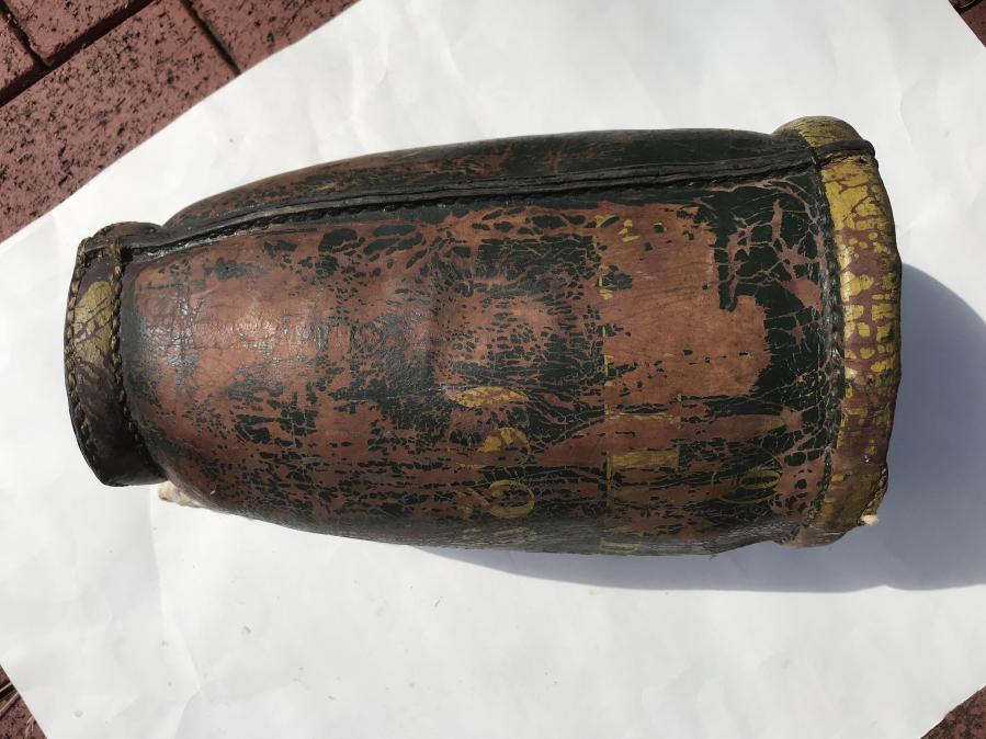 #266 American Leather Fire Bucket