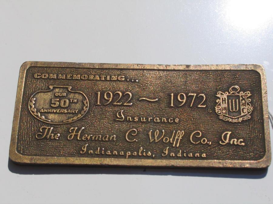 #002 Commemorative Piece for the 50th Anniversary, Indiana.