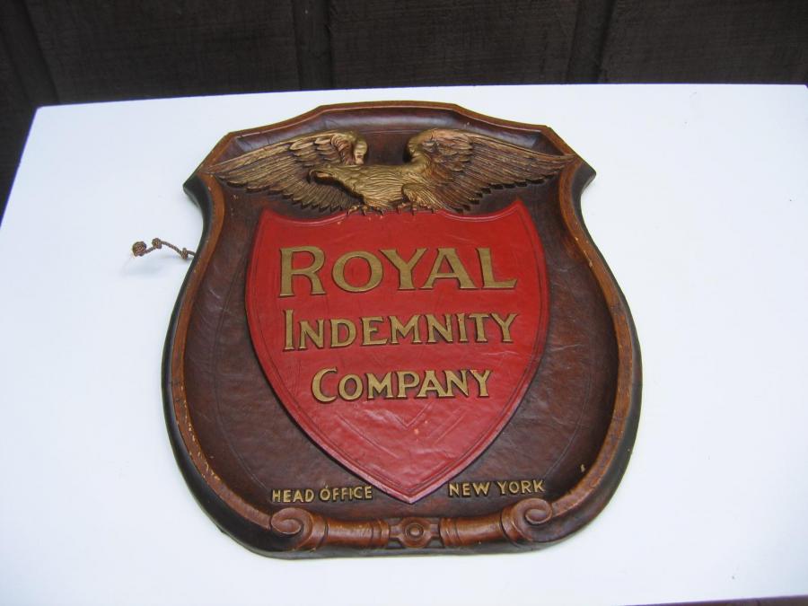 #049 Royal Indemnity Co. Plaque.