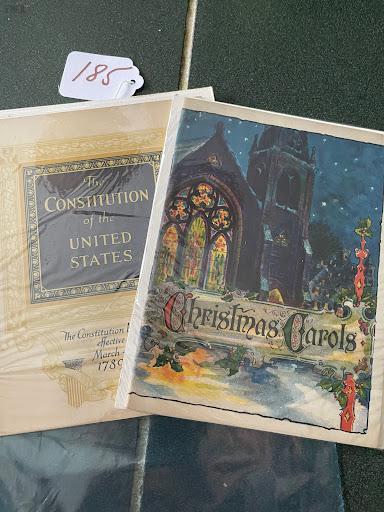 #080 John Hancock Mutual Life Insurance Company Series on Great American History Stories of People and Figures. Christmas Carols 1938 and The Constitu