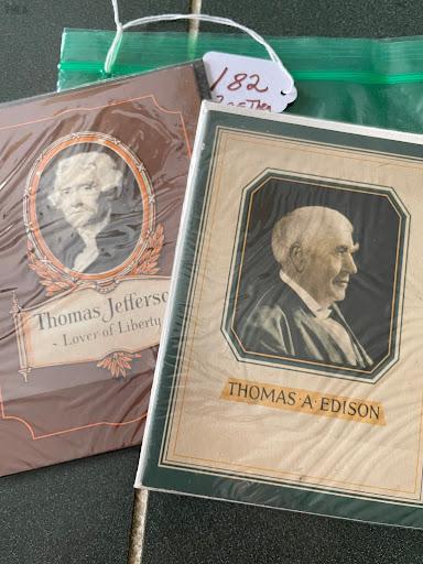 #091 John Hancock Mutual Life Insurance Company Series on Great American History Stories of People and Figures. Thomas Jefferson 1931 and Thomas A. Ed