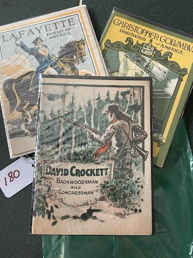 #093 John Hancock Mutual Life Insurance Company Series on Great American History Stories of People and Figures. Lafayette 1928 and Christopher Colombu