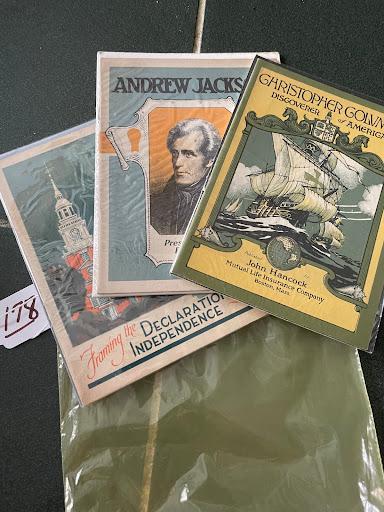 #095 John Hancock Mutual Life Insurance Company Series on Great American History Stories of People and Figures. Andrew Jackson 1926 and Christopher Co