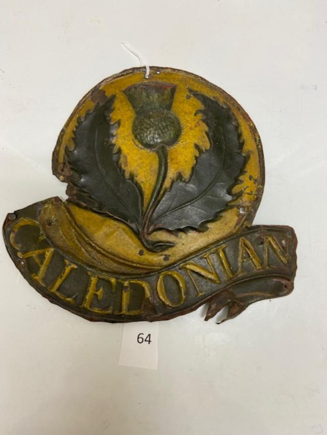 164 Firemark, Foreign Caledonian, BU757. Copper.