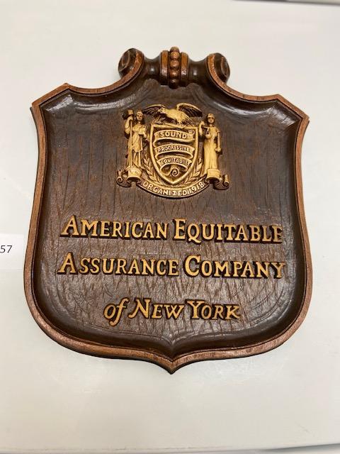 American Equitable Assurance (NY) Plaque