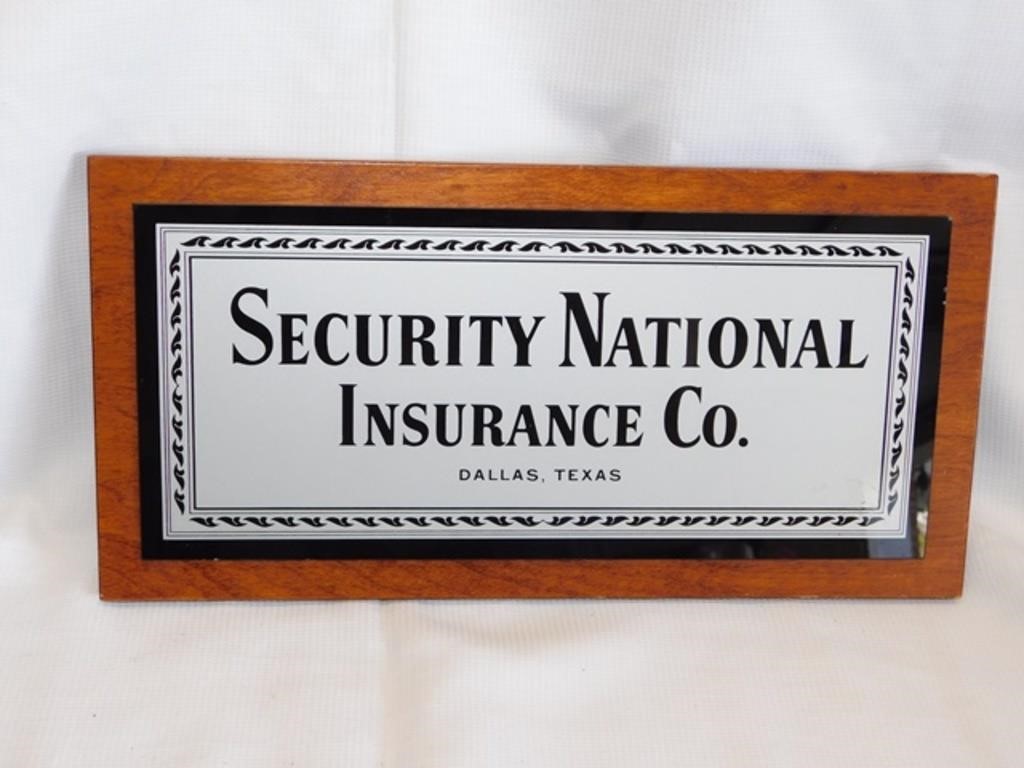 Sign, Security National Dallas