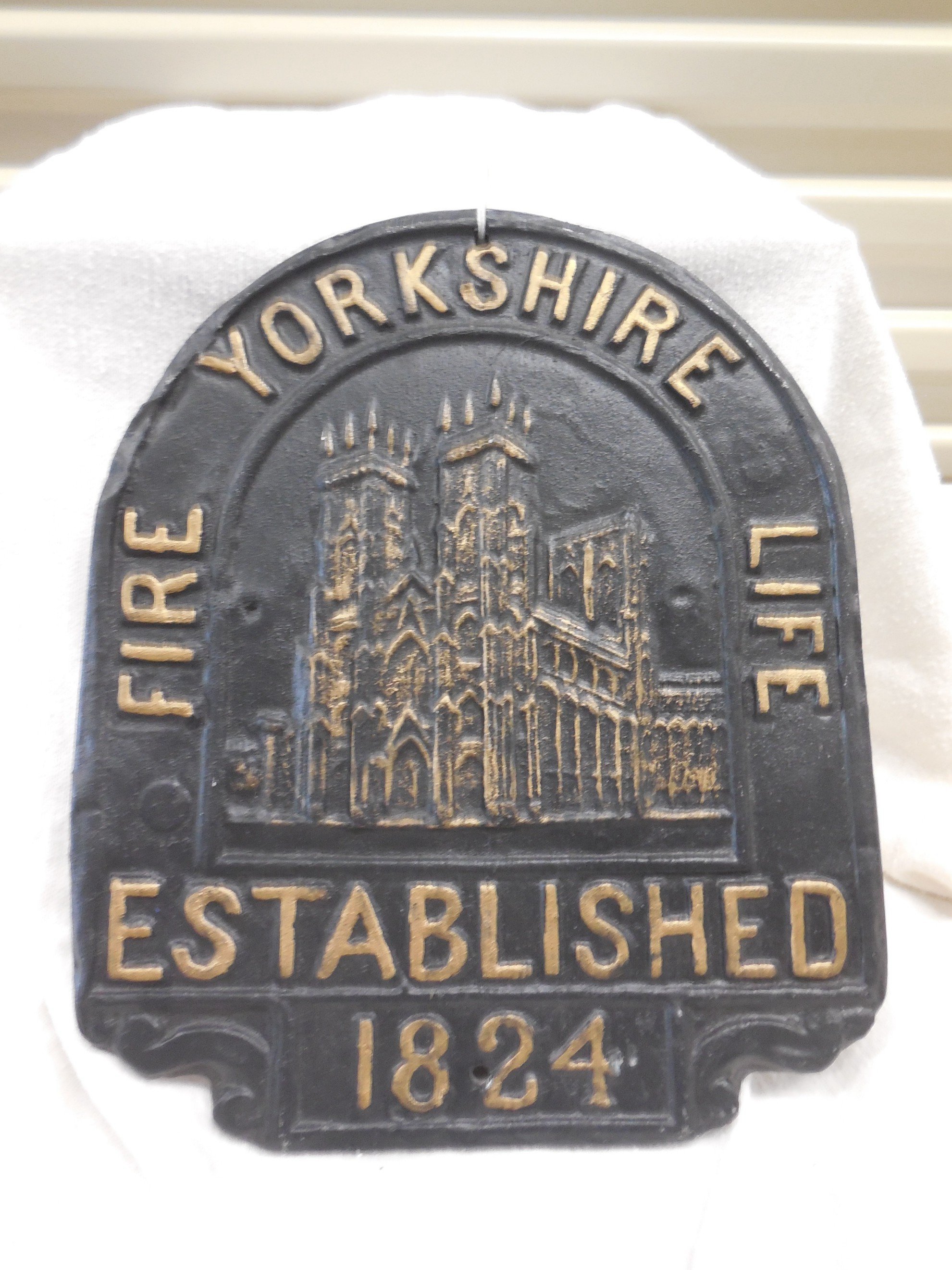 Yorkshire Insurance Company plaque