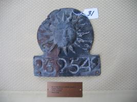 Sun Insurance Office, London. Heavy Lead. 7 1/8x