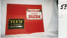 2 Polish Fire Marks. Silesia Bielsko, Good condit