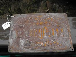 L Union De Paris 1828. Paris, France. Tin. 10 1