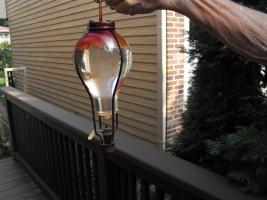 Red Comet Glass Fire Extinguisher/Sprinkler - stil