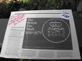 Advertisement. The British Fire Mark 1680-1879.