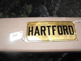 Hartford Insurance Company Fire Mark. "Hartford"