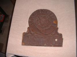 District Fire Office, Birmingham, England. Copper