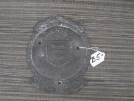 Essex insurance Society Reproduction Firemark. He