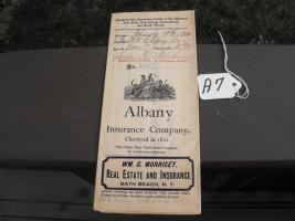 Albany Insurance Company Insurance Policy. Standa