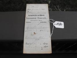 Springfield Fire and Marine Insurance Company Poli