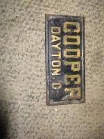 Cooper Fire Insurance Company, Dayton, Ohio. Tin