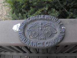 New Castle Mutual Insurance Company Fire Mark. He