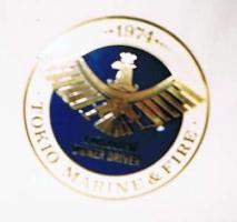 Auto Tag (1974) Tokio Marine & Fire, Excellent Con