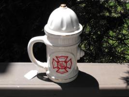 Fire Hydrant Mug with Cover. 9 inches high. Rums