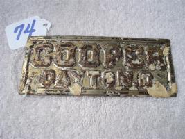 Cooper Fire Insurance Company. Dayton, Ohio. Tin