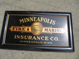 Minneapolis Fire and Marine Insurance Company Sign