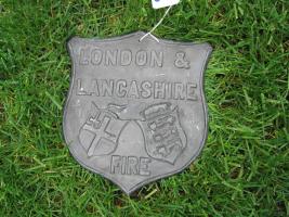 London & Lancashire Reproduction Fire Mark of Bula