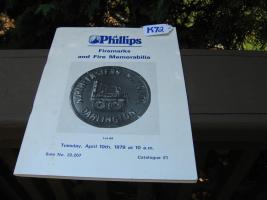 Firemarks and Fire Memorabilia at Phillips. Catal