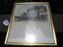 United States Firemen Photo - in a gold frame.