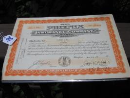 Phoenix Insurance Company, Hartford, Conn. Stock