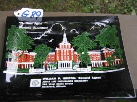 Aetna Life Ash Tray. William Huston, General Agen