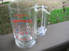 Glass Mug. Independence Fire Co. 1st Anniversary