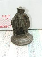 Peter Stuyvesent Statute. Cast Metal. Advertisin